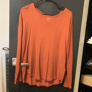 H&M rust orange lightweight sweater